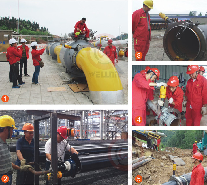 Stainless Steel Pipe Chamfering Handheld Beveling Tool 55r/Min