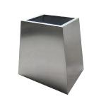 Stainless steel outdoor rectangular metal flower planters