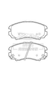 Quality Lucas Audi Brake Pad F291 , Front Ceramic Brake Pads 4436981291 wholesale