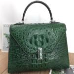 Fashion Genuine Crocodile Skin Lady Handbag Exotic Real True Alligator Leather