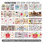 UV DTF Cup Wrap Transfers 16oz Alta Calidad Custom Pretty Princess UV DTF