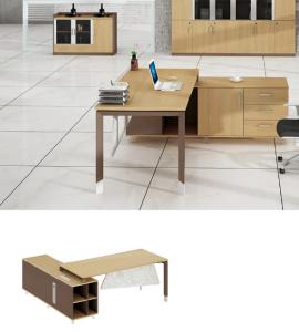 Quality modern melamine office manager furniture table wholesale