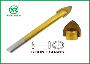 Quality Titanium Coated Metric Masonry Drill Bits Round Shape 3 - 16MM Length wholesale