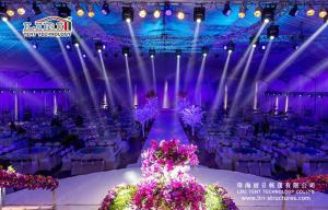 Quality 50m Width Large Luxury Wedding Tents , Transparent Top Tent For Different Event Festival wholesale