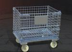 6mm Carbon Structural Steel Pallet Cages Electrostatic Spraying