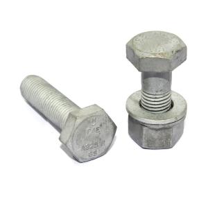 Quality A563 UNC A325 Stainless Hex Head Bolts Black Oxide surface wholesale
