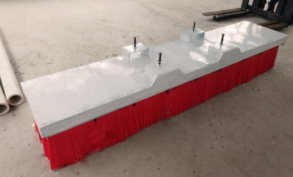 Cheap Metal Support  1.5m Forklift Sweeper Attachment Brush for sale