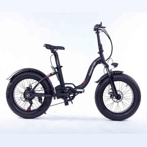 Quality 20 Inch Electric Folding Fat Bike 350w 36v Battery Waterproof In Rain wholesale