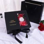 Book Shaped Valentine's Day Gift Bag Window Packaging New Year Decorations Box
