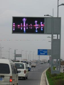 Quality Cantilever Dual Color P20 Electronic Traffic Signs For Outdoor Advertising wholesale