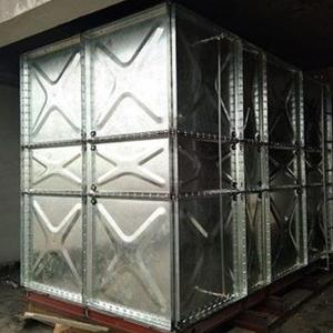 Quality HDG Fire Fighting Security Galvanized Steel Water Tank Large Capacity Customized wholesale