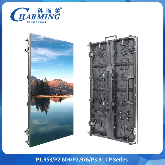 Refresh Frequency 7680Hz P2.6/2.98/3.91 CP Series outdoor LED Video Wall With Power aviation socket