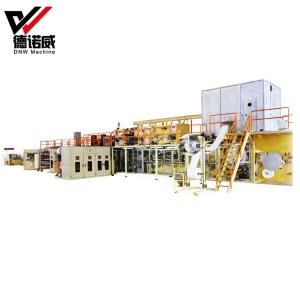 Quality Newest design Manufacturer Disposable Soft Touch full servo Adult Diaper Machine production line wholesale