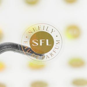 Quality Gold Foil Transparent Clear Labels Roll Personalized Waterproof wholesale