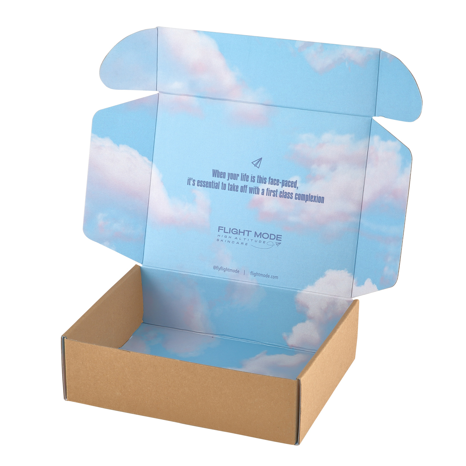 Corrugated Board Clothing Mailer Boxes Custom Folding Airplane Paper Packaging Box