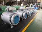 150LB Pneumatic DBB Metal Seated Ball Valve Anti Static