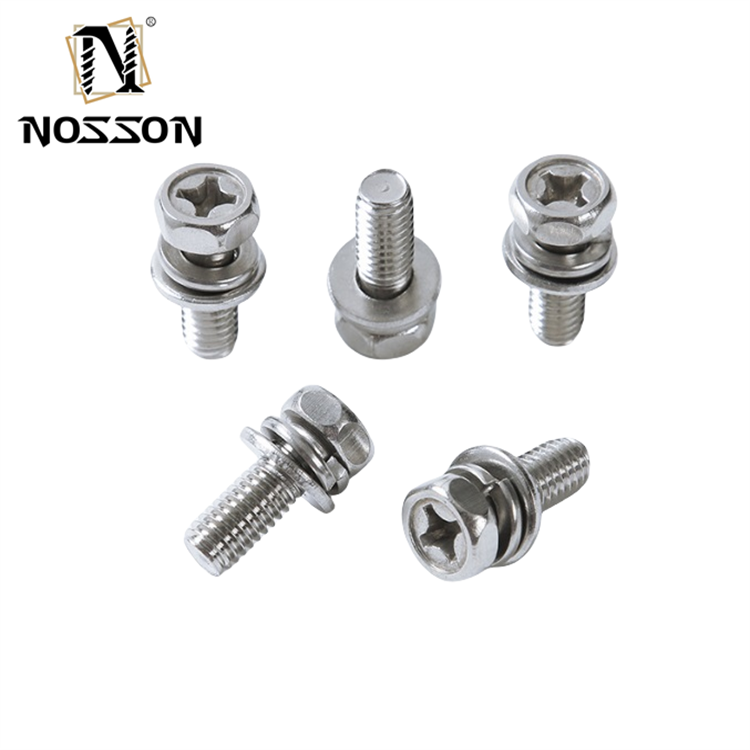INCH Measurement System Pan Head Cross Screw Zinc M3 M4 M5 M6 with 1.6-20mm Sizes and Chrome Plated Finish