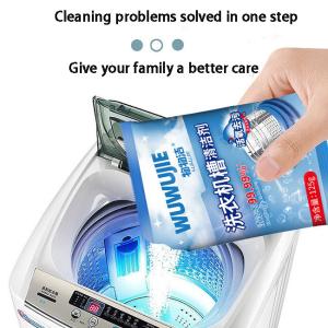 Quality Antibacterial Descaling Washing Machine Drum Cleaning Powder Agent 200g wholesale