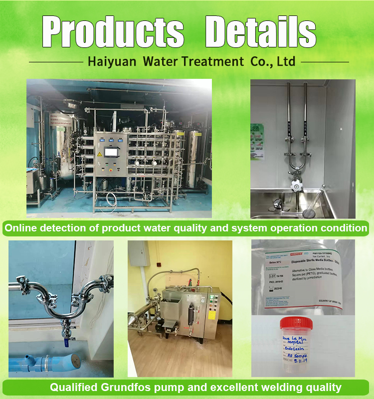 Medical ro water treatment plant machine for dialysis water purification system for dialysis