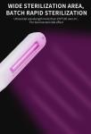 4 AA Battery UVC Sterilizer Wand Ultraviolet Led Light 4W 2 Hours Charging Time