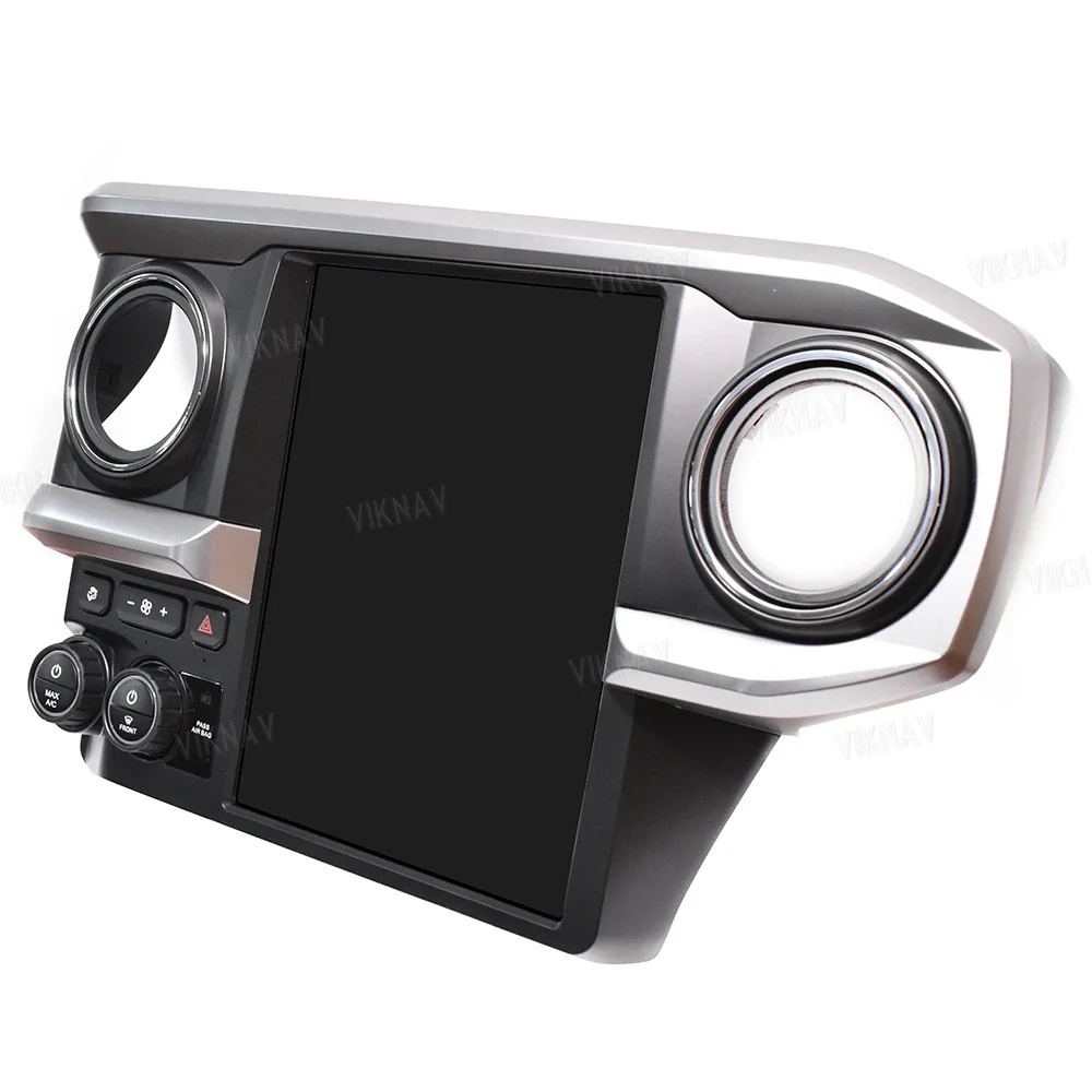 Viknav 12.1 INCH Car Stereo For Toyota Tacoma 2016-2023 Vertical Screen radio Android Auto Carplay Car GPS Navigation