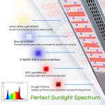 Commercial Greenhouse LED Grow Lights Supplemental 320W 80 Ra