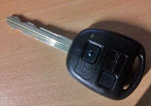 Quality black toyota replacement auto control keys with high impact resistance wholesale