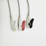 12 Pin AHA 4mm Nihon Kohden 3 ECG Leads Grabber