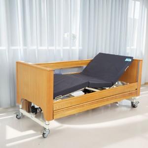 Quality Patients Brown Residential Hospital Bed Multifunctional With Back Lifting wholesale