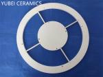 500mm Machining Alumina Ceramic Rings White 89HRA For Tubes