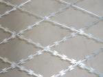 Anti Climbing Prison Wire Fence , Heavy Duty Coiled Razor Wire Waterproof