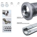 PVC Pipe Board Extruder Bimetallic Screw Barrel Material 38CrMOAIA Single Screw