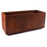 Outdoor garden metal square flower pot in big size