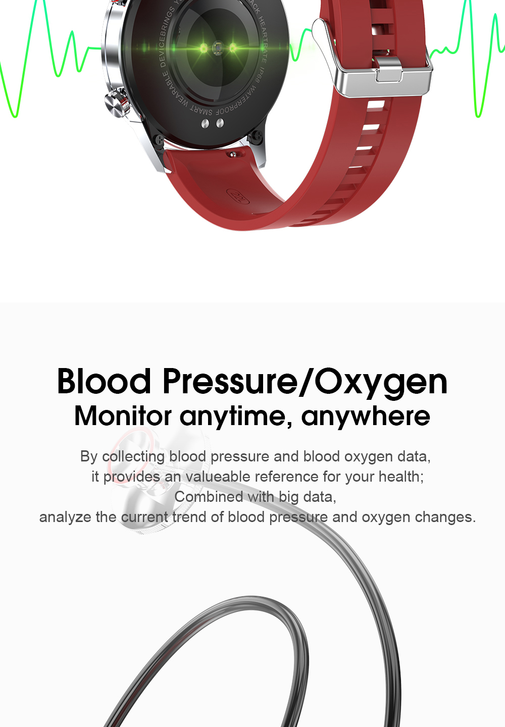 ECG Heart rate Amazfit Gts sport bracelet smart watch Apply For Huawei