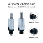 Straight Nose Dental Handpiece Unit 0.3-0.35Mpa With Air Motor