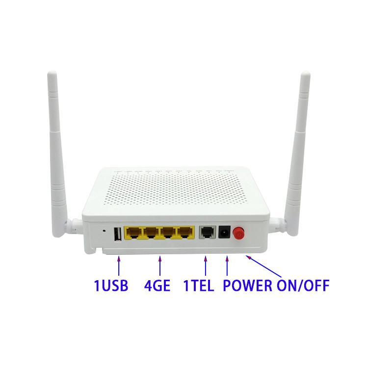 F673AV9 FTTH GPON ONU 4GE Dual band 2.4g 5g wifi GPON optical terminal ont