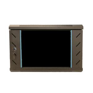 Quality KICO 15U Wall Mounted Network Rack Cabinet With Tempered Glass Door Post Rack wholesale