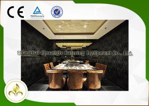 Quality Stainless Steel 304 Teppanyaki Grill Table , Japanese Restaurant Grill At Table wholesale