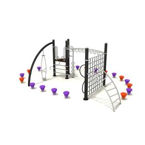 Quality Adult Jungle Gym Outdoor Physical Fitness Equipment For Amusement Park wholesale