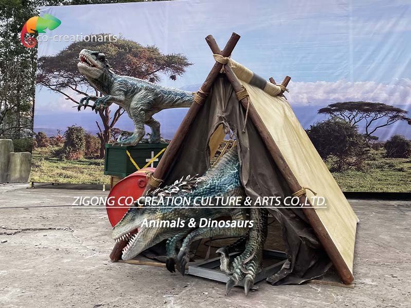 3m Velociraptor Animatronic Dinosaurs