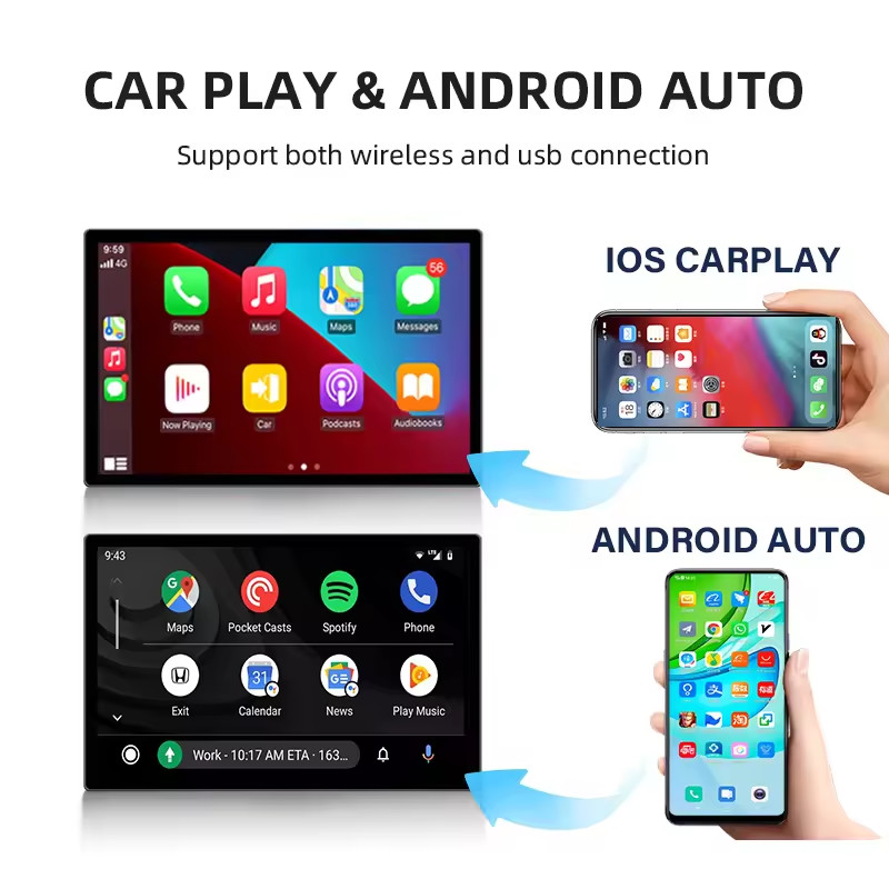CarPlay Android Universal Car Radio with 13Inch Touch Screen