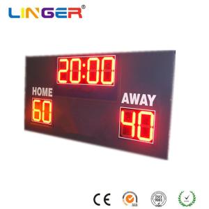 Quality 1000mm X 1600mm X 90mm Football Stadium Scoreboard Fully Waterproof 240V For High School wholesale