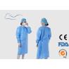 Buy cheap Blue Disposable Surgical Gown Eco Friendly Material CE / ISO Certification from wholesalers
