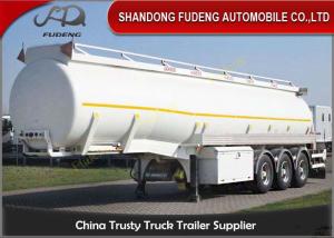 Quality Bitumen Storage Transport Tanker Trailer / Tri Axle petroleum tank trailers wholesale