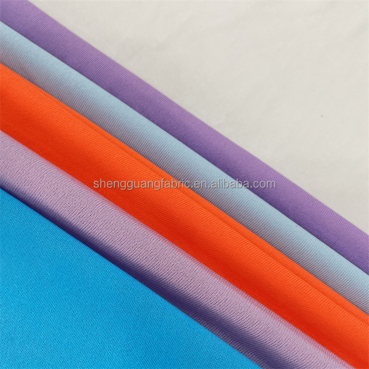 Sample of free and cheap jersey polyester material textile 100% polyester fabric for sports shoe and bags