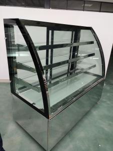 Quality Sliding Glass Refrigerated Bakery Display Case 410l Display Volume 220v / 50h wholesale