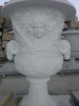 Marble Flowerpot for building or garden