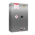 Stainless 100 Lbs Chemical Steel Storage Cabinet With Recessed Handle For Safety