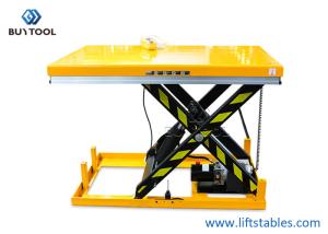 Quality Small Electric Stationary Scissor Lift Platform Trolley Table 4ton 8800 Lbs 41&quot; Max Lifting wholesale