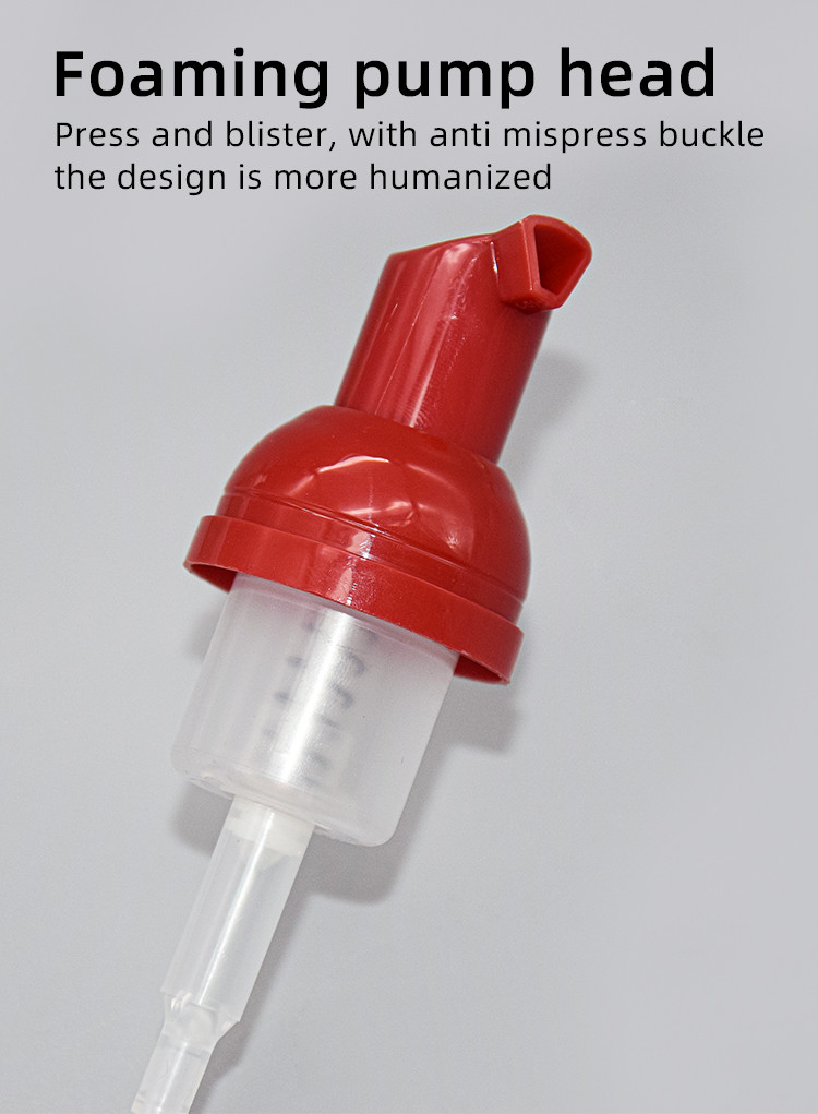 Hpde Hand Wash Od 33mm Foam Pump Bottle Cosmetic 50ml 100ml
